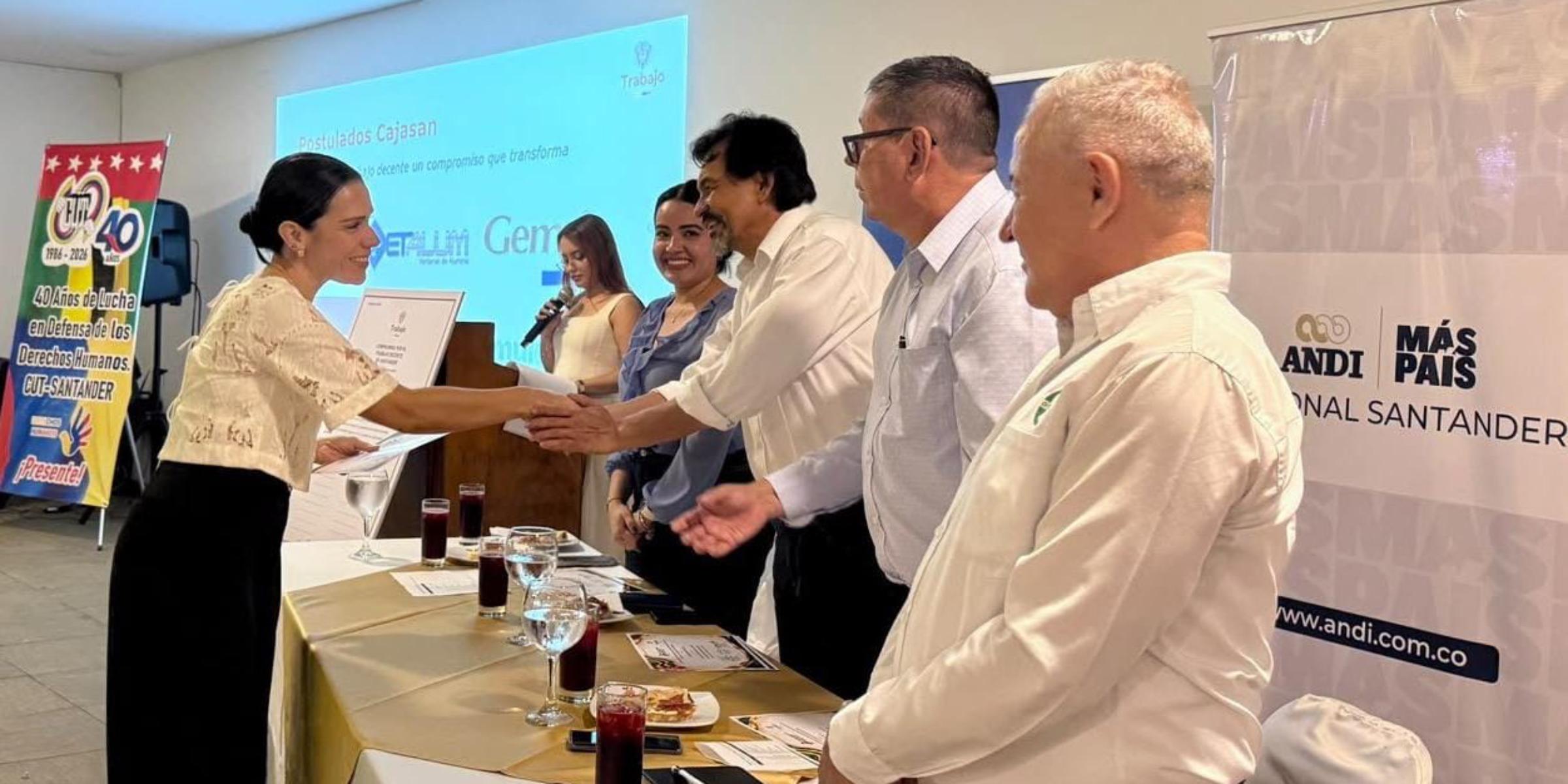 Ministerio del Trabajo reconoce las buenas prácticas laborales en Zona Franca Santander