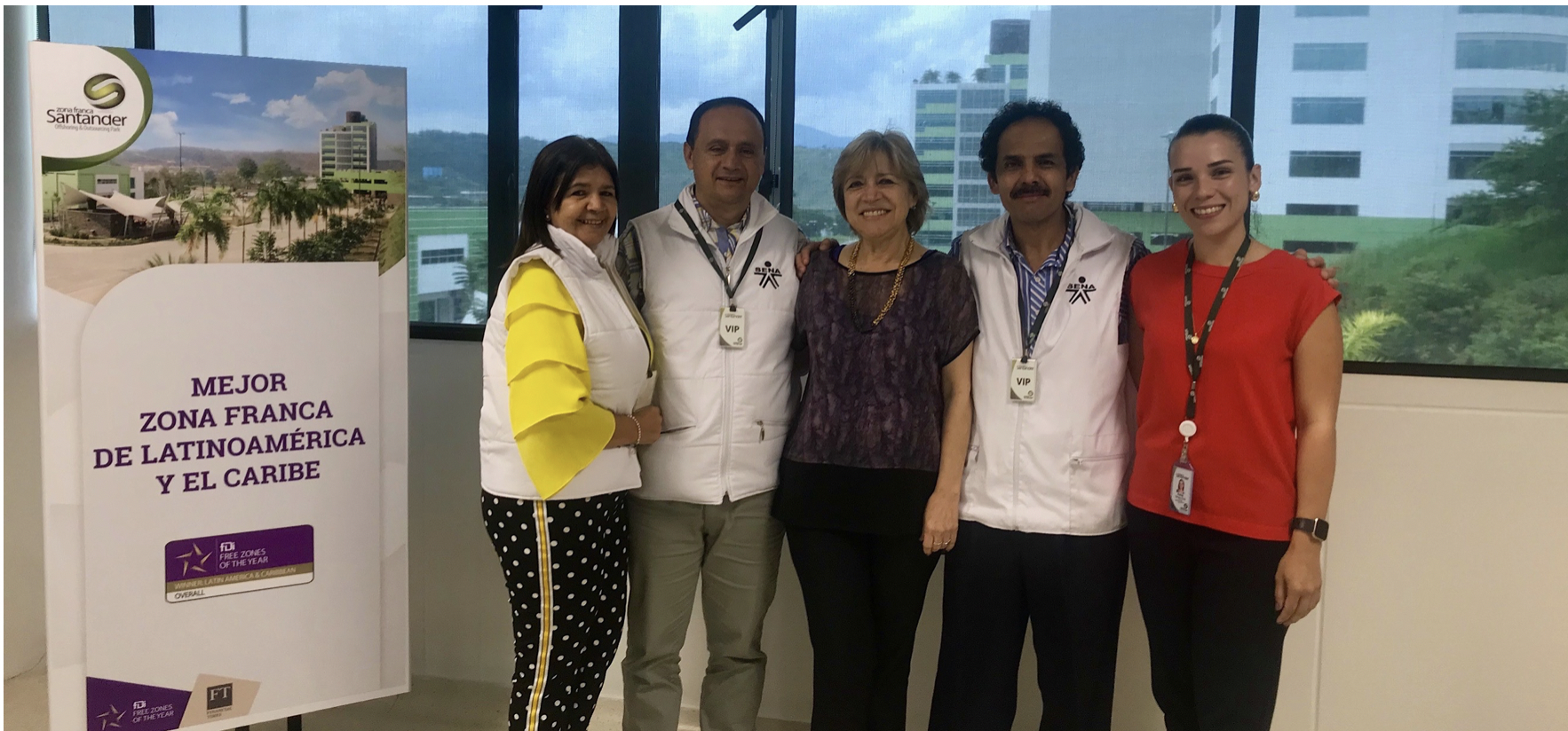 Dir. Regional Santander SENA visitó Zona Franca Santander y reafirmó su compromiso con la formación del talento humano de la Comunidad ZFS